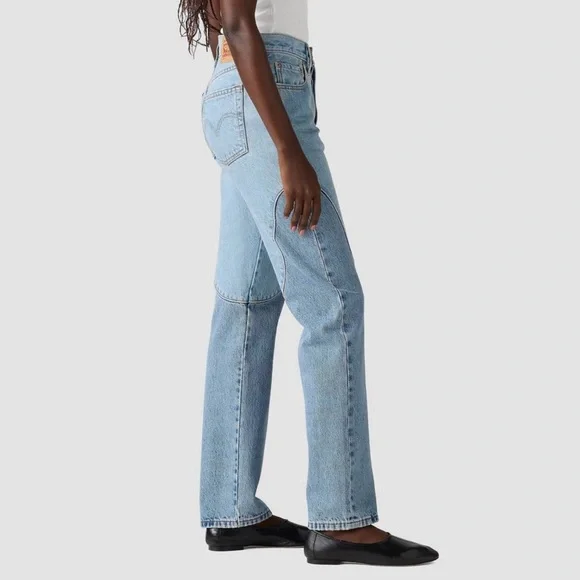 Levi's Light Blue Straight Leg Women's Jeans - Picture 6 of 6